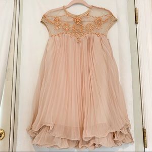 Beaded Chiffon Dress